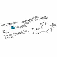 OEM 2009 Lexus IS350 Insulator, Front Floor Heat, NO.4 Diagram - 58156-30090