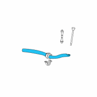 OEM Ford Explorer Sport Stabilizer Bar Diagram - 1L5Z-5482-AA