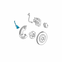 OEM 2008 Mercury Sable Rear Speed Sensor Diagram - 7F9Z-2C190-A