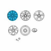 OEM 2006 Lexus GS430 Wheel, Disc Diagram - 42611-30C82