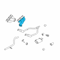OEM 2009 Ford Mustang Exhaust Manifold Diagram - 5R3Z-9430-BA