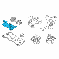 OEM 2011 BMW 528i Support Bracket Diagram - 22-32-6-777-611