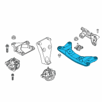 OEM 2021 BMW 230i GEARBOX SUPPORT Diagram - 22-31-6-860-777