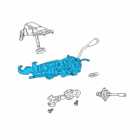 OEM 2008 Dodge Dakota Column-Steering Diagram - 5057473AA