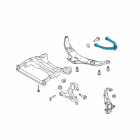 OEM Infiniti QX70 Front Left Upper Suspension Link Complete Diagram - 54525-1CA0A