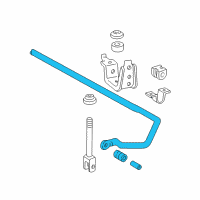 OEM 2005 Toyota Land Cruiser Stabilizer Bar Diagram - 48805-60090