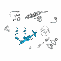 OEM 2002 Lexus RX300 Post Assy, Steering Diagram - 45250-48010