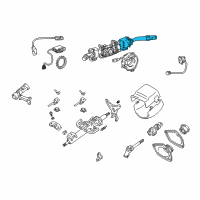 OEM 2000 Lexus RX300 Switch Assy, Windshield Wiper Diagram - 84652-26530