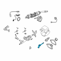 OEM Lexus RX300 Shaft Sub-Assy, Steering Intermediate Diagram - 45202-48020