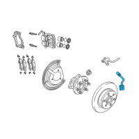 OEM Ram Dakota Hose-Brake Diagram - 52013610AC