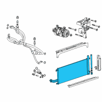 OEM Chevrolet Silverado 1500 Condenser Diagram - 84621303