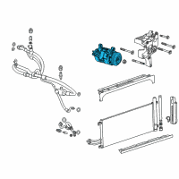 OEM 2017 Chevrolet Silverado 1500 Compressor Diagram - 84317498