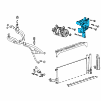 OEM 2017 Chevrolet Silverado 1500 Mount Bracket Diagram - 12637351