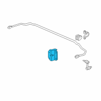 OEM 2000 Honda Civic Bracket, Rear Stabilizer Diagram - 52317-S04-000