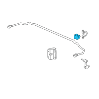 OEM 2000 Honda Civic Bush, Rear Stabilizer (13Mm) Diagram - 52315-S52-A00