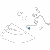 OEM 2006 Ford Five Hundred Socket & Wire Diagram - 5G1Z-13410-AB