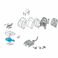 OEM 2017 Hyundai Sonata Heater-Front Seat Cushion, RH Diagram - 88190-E6060