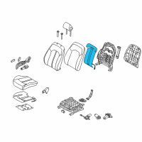 OEM 2017 Hyundai Sonata Heater-Front Seat Back Driver Diagram - 88370-C1150