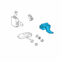OEM Lexus Receiver Assy, Tire Pressure Monitor Diagram - 89760-48030