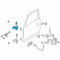 OEM BMW 328xi Door Hinge, Front Bottom Left/Top Right Diagram - 41-51-7-046-055