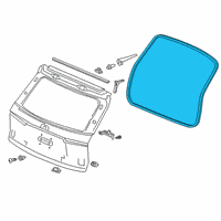 OEM Honda Passport WTHSTP, TAILGATE Diagram - 74440-TGS-A01