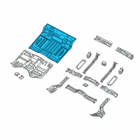 OEM Ram Pan-Rear Floor Diagram - 68276318AC