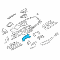 OEM BMW M4 TRIM INSTRUMENT CLUSTER Diagram - 51-45-6-805-536