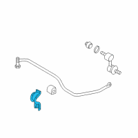 OEM 2007 Hyundai Azera Bracket-Stabilizer Bar Diagram - 55514-3L000