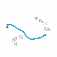 OEM Hyundai Azera Bar Assembly-Rear Stabilizer Diagram - 55510-3L200