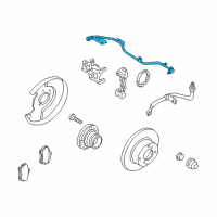 OEM 1999 Nissan Altima Sensor Assembly-Anti SKID, Rear Diagram - 47901-9E000
