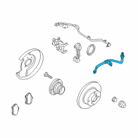 OEM 1999 Nissan Altima Hose Assy-Brake, Rear Diagram - 46210-9E611