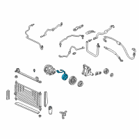 OEM Honda Civic del Sol Stator Set Diagram - 38924-P75-003