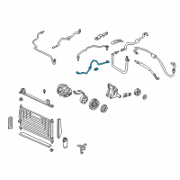 OEM Acura Integra Pipe, Condenser Diagram - 80331-ST7-003