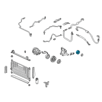 OEM Acura Integra Pulley Assembly Diagram - 38950-P3F-305