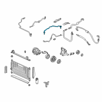 OEM Acura Integra Pipe A, Receiver Diagram - 80341-ST7-A21