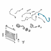 OEM Acura Integra Hose, Discharge Diagram - 80315-ST7-A11