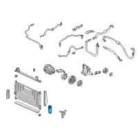 OEM Honda Civic del Sol Receiver Diagram - 80351-ST7-A11