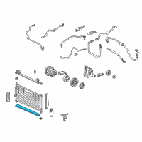 OEM Acura Seal, Condenser (Lower) Diagram - 80115-ST7-000