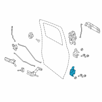 OEM Ram 1500 Classic REAR DOOR LOWER Diagram - 68506618AA