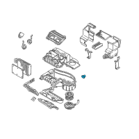 OEM Oldsmobile Seal, A/C Evaporator Case Drain Tube Diagram - 52495815