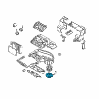 OEM Buick Regal Motor Asm, Blower (W/ Impeller) Diagram - 19131212