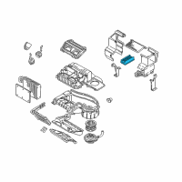 OEM 2000 Oldsmobile Silhouette Cabin Air Filter Diagram - 19161754