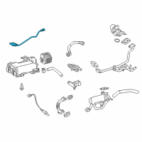 OEM 2015 Lexus NX300h Sensor, Air Fuel Ratio Diagram - 89467-48270