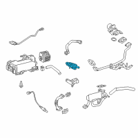 OEM 2015 Lexus NX300h Valve Assy, Vacuum Switching Diagram - 25860-36100
