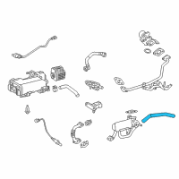 OEM 2019 Lexus NX300h Hose, Water By-Pass Diagram - 16282-36100