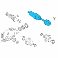 OEM 2016 BMW X4 Front Right Axle Shaft Diagram - 31-60-7-619-658