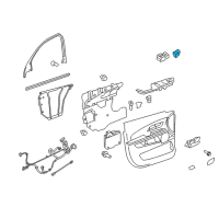 OEM Chevrolet Mirror Switch Diagram - 20846188