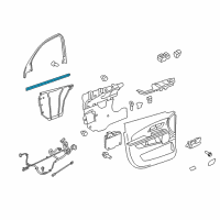 OEM 2015 GMC Terrain Belt Weatherstrip Diagram - 20920172