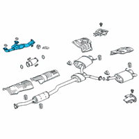 OEM 2018 Acura RLX Pipe A, Exhaust Diagram - 18210-TY3-A01