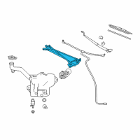 OEM 2016 Chevrolet Corvette Wiper Transmission Diagram - 22873152